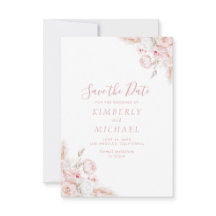 casamento floral de rosa moderno empoeirado