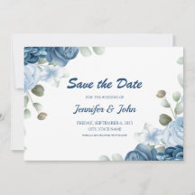 Casamento Floral de Rosas Azuis Elegante