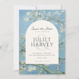 Reserve A Data Casamento Floral de Vincent Van Gogh Almond Blosso