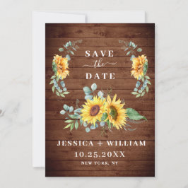 Reserve A Data Casamento Floral Elegante Eucalyptus Sunflower