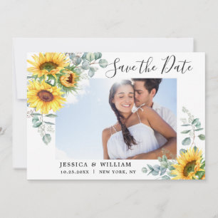 Reserve A Data Casamento Floral Elegante Eucalyptus Sunflower Sav