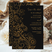 Casamento Floral Elegante Ouro Preto Salve A Data