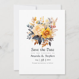 Reserve A Data Casamento Floral Relógio de Sol