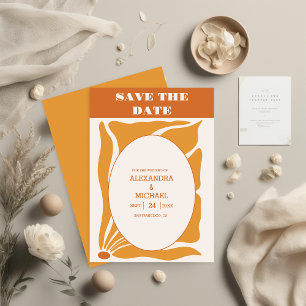 Reserve A Data Casamento Floral Retro Boho Chic