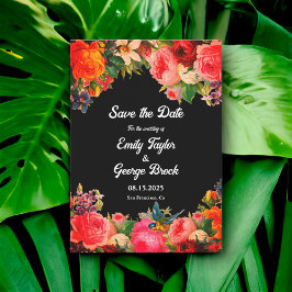 Reserve A Data Casamento Floral Romântico Colorida do Jardim Botâ