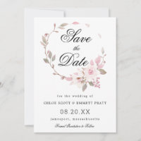 Casamento Floral Rosa e Branco