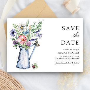 Reserve A Data Casamento Floral Rustic Boho Wildflower