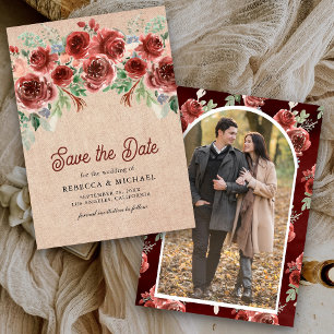 Reserve A Data Casamento Floral Rustic Burlap Marsala