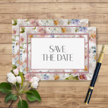 Casamento Floral Rustic Pastel April Watercolor