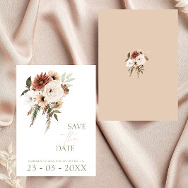 Reserve A Data Casamento Floral Rustic Peach Terracotta Greenery