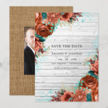 Casamento Floral Rústico no Celeiro Coral e Azul T