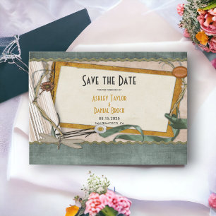 Reserve A Data Casamento Formal Da Elegante Chic Vintage Rustic