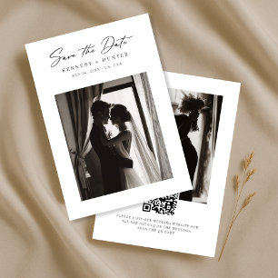 Reserve A Data Casamento Foto Minimalista Elegante Roteiro Modern