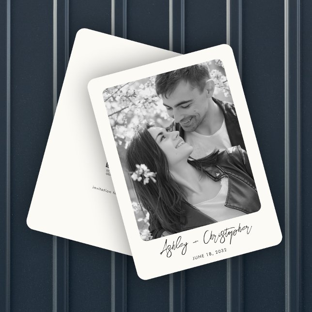 Reserve A Data Casamento Fotográfico branco de leite botânico mín (Criador carregado)