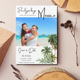 Reserve A Data Casamento Fotográfico de Destino de Praia do Méxic
