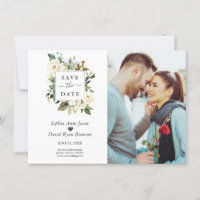 Casamento Fotográfico de Flores Brancas Delicadas 