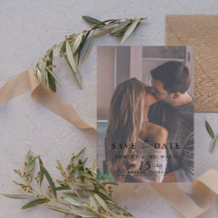 Reserve A Data Casamento Fotográfico de Vellum Overlay Watercolor