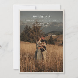 Reserve A Data Casamento Fotográfico Minimalista Elegante