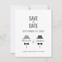 Reserve A Data Casamento Gay Simples