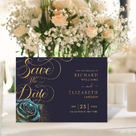 Reserve A Data Casamento Glitter Rosa Gótico Escuro