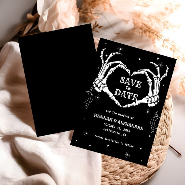 Reserve A Data Casamento Gótico Halloween Dark (Criador carregado)