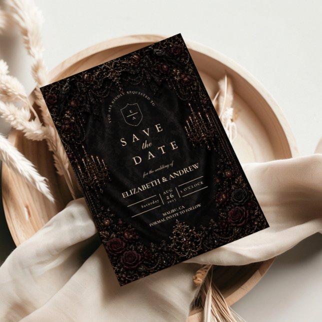Reserve A Data Casamento Gótico Vitoriano Luxuoso (Criador carregado)