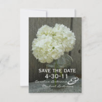 Casamento Hydrange & Barnwood Salve A Data