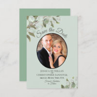 Casamento Impresso Eucalyptus Greenery & Photo