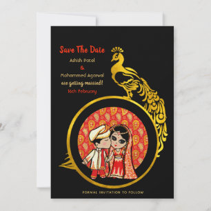 Reserve A Data Casamento Indiano Divertido Salva o Bando da Noiva