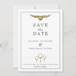 Reserve A Data Casamento Mágico de Aquarela do Harry Potter