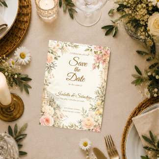 Reserve A Data Casamento Mediterrâneo Romântico