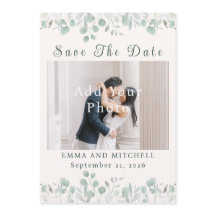 Casamento Minimalista Botânico em Verde Sage Simpl