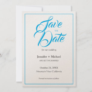 Reserve A Data Casamento Minimalista Caligrafia Script