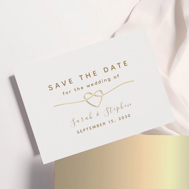 Reserve A Data Casamento Minimalista Moderno (Criador carregado)