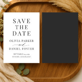 Reserve A Data Casamento Minimalista Moderno Save the Date