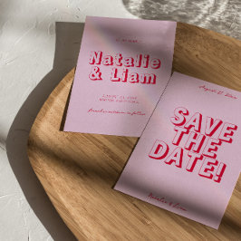 Reserve A Data Casamento Moderno Bold Simples Funky Bold