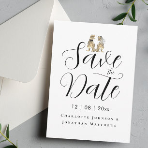 Reserve A Data Casamento Moderno com Tema de Dinossauros Divertid