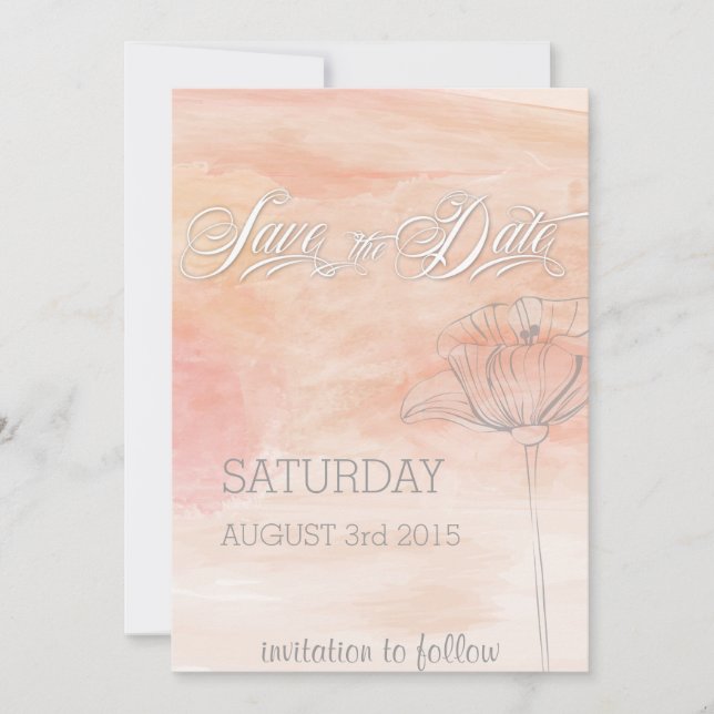 RESERVE A DATA CASAMENTO MODERNO DE ÁGUA CORAL (Frente)