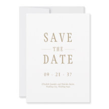 Casamento Moderno Elegante Ouro Branco