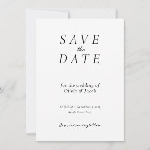 Reserve A Data Casamento Moderno Elegante Salvar a Data