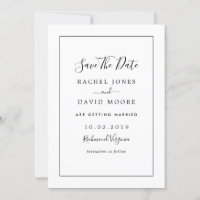 Casamento Moderno em Preto e Branco
