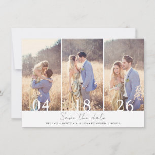 Reserve A Data Casamento Moderno Multifoto Salve a Data