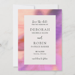 Reserve A Data Casamento Moderno Ousado Vibrante