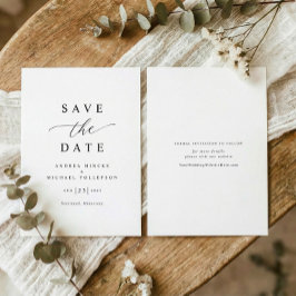 Reserve A Data Casamento Moderno Simples e Elegante