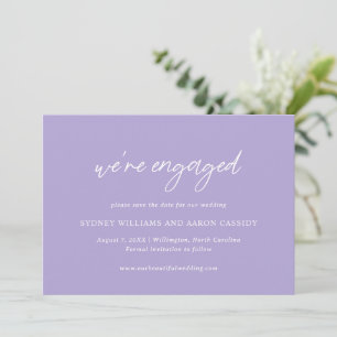 Reserve A Data Casamento Moderno Sydney Lavender