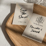 Reserve A Data Casamento Moderno Único Escrito Na Mão Vintage<br><div class="desc">Este casamento moderno e retrô minimalista Salve a Modelo de Data é excelente para você. Se você está procurando por um casamento bonito, elegante e fácil de personalizar Salve a data Modelo. Um casamento branco, branco, simples e chique, muito elegante, escrito à mão branca, salve o convite de data. Que...</div>