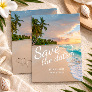 Reserve A Data Casamento na Praia com Palmeira