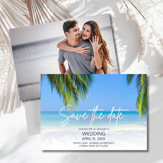 Reserve A Data Casamento na Praia com Palmeiras