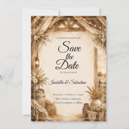 Reserve A Data Casamento no Celeiro Rústico
