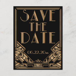 Reserve A Data Casamento no Estilo Art Déco Gatsby Save the Date